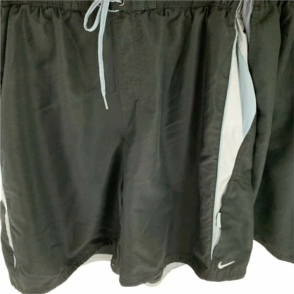 Nike Men's Size XL Swim Trunks Swim Shorts Lot of Two Elastic Waist w. Pockets